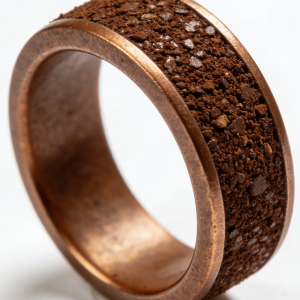 Coffee ring metal