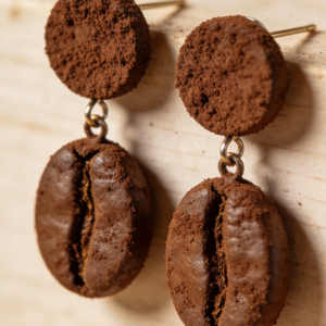 Coffee brooch